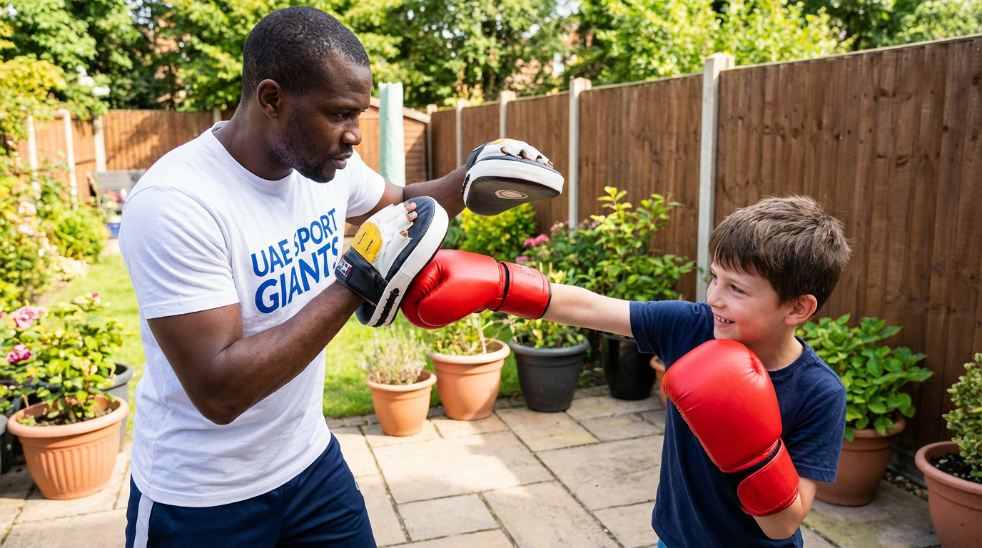 boxing training home outdoor 4